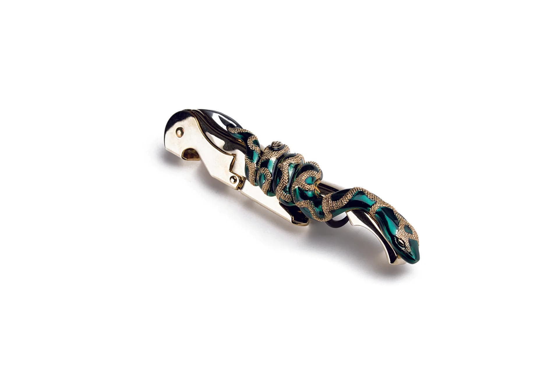 Roberto Cavalli Jewels Luxury Box Snake Green Wine Opener