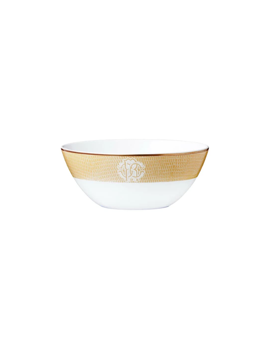 Roberto Cavalli Lizzard Gold Soup Bowl - Set of 6 and 4